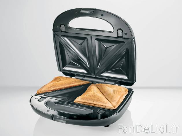 Appareil à croque-monsieur 3 en 1 , le prix 19.99 € 
- 750 W
- 3 en 1 : croque-monsieur, ...