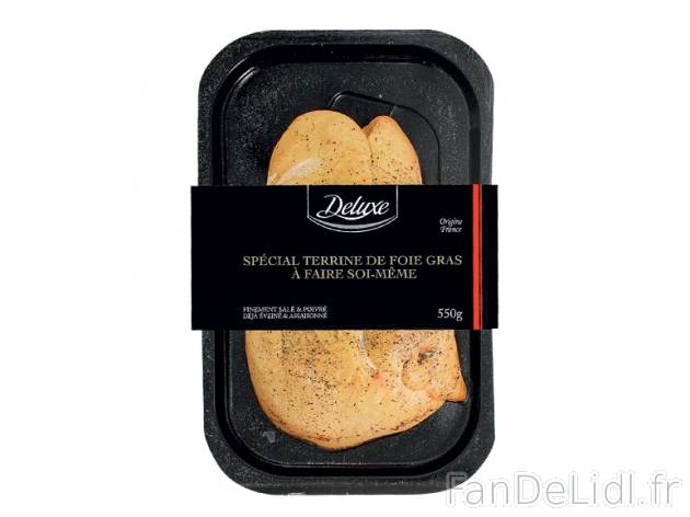 Spécial terrine de foie gras à faire soi-même , prezzo 15.99 € per 550 g, 1 ...