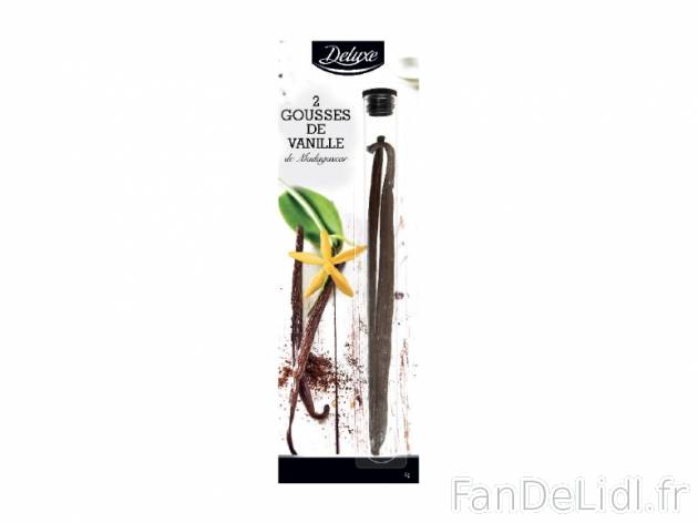 2 gousses de vanille Bourbon de Madagascar , prezzo 1.99 € per Le tube de 2 gousses ...