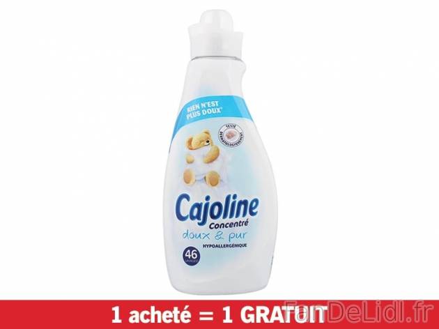 Cajoline adoucissant concentré , prezzo 3.69 € per Soit 2 x 1,16 L, 1 L = 1,59 ...