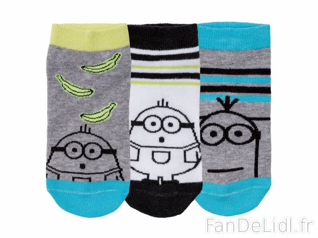 Socquettes garçon , le prix 1.99 € 
- Lot de 3 paires
- Du 19-22 au 31-34 selon ...