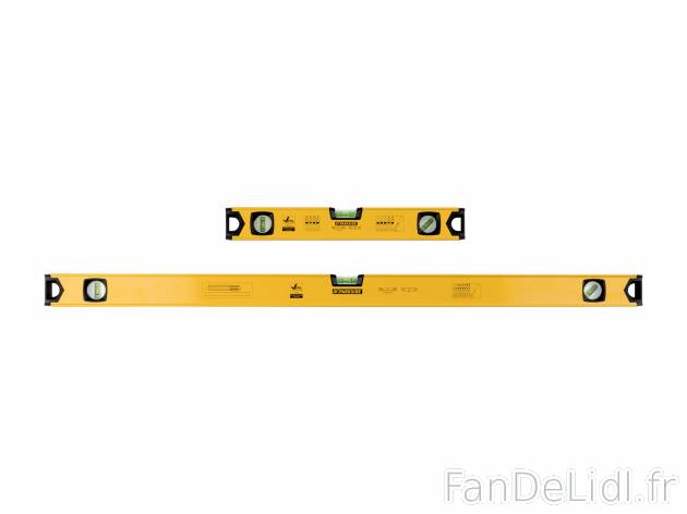 Set de niveaux à bulle avec embouts Parkside , le prix 12.99 € 
Set de 2 : 
- ...