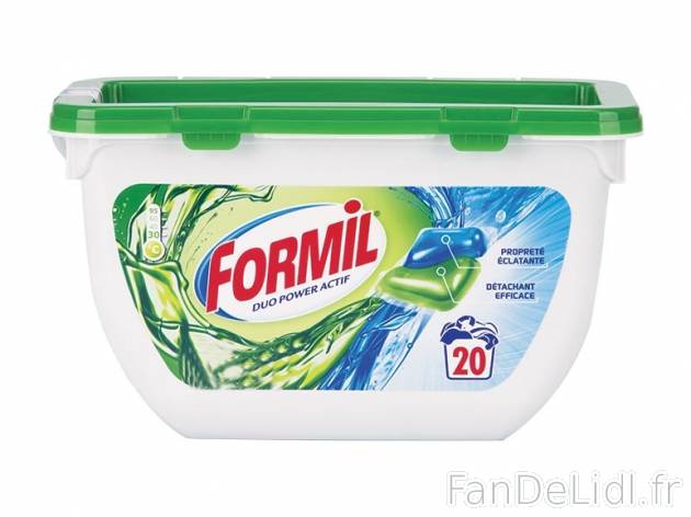 Lessive en capsules , prezzo 4.39 € per Le pack de 20 capsules au choix 
- Au ...