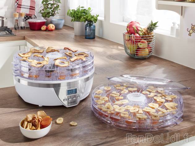 Déshydrateur alimentaire Silvercrest, le prix 34.99 € 
- POUR FAIRE SÉCHER ...