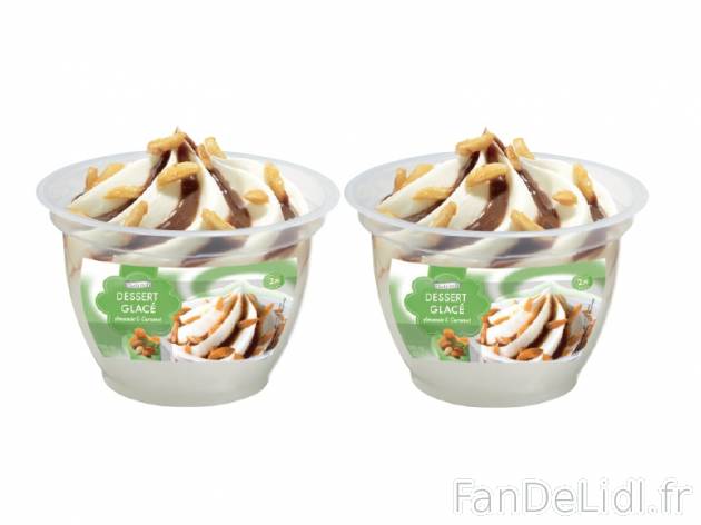 2 desserts glacés , prezzo 1.49 € per 230 g au choix, 1 kg = 6,48 € EUR. 
- ...