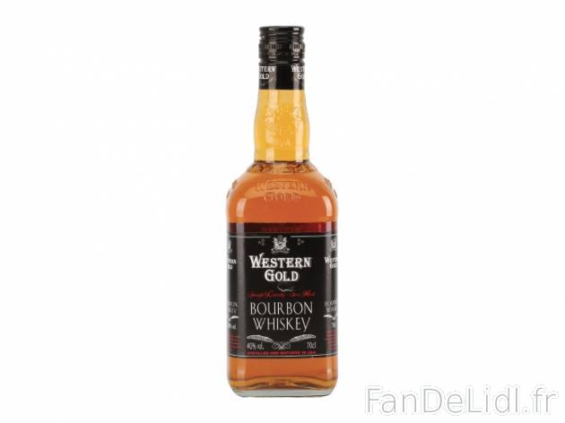 Western Gold Bourbon Whiskey , prezzo 10.19 € per 70 cl, 1 L = 14,56 € EUR. ...