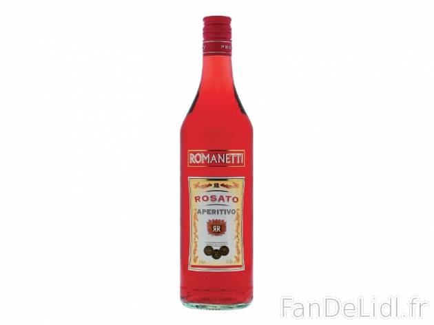 Apéritif rosé , prezzo 2.99 € per La bouteille de 1 L 
-      14,4 % Vol.