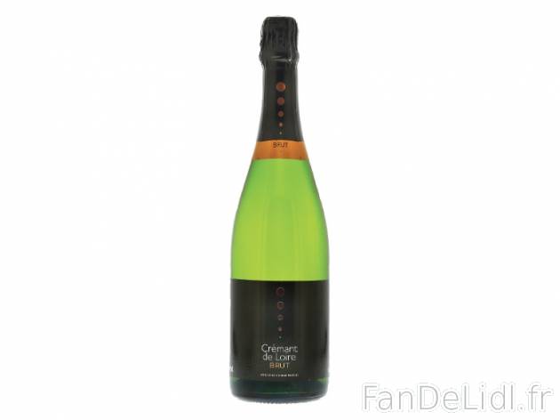 Crémant de Loire brut AOP , prezzo 4.99 € 
- Température optimale de dégustation ...
