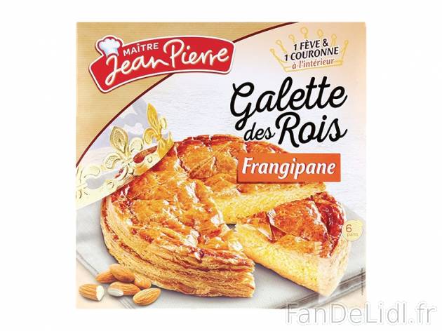 Galette des rois à la frangipane , prezzo 1.85 € per 400 g, 1 kg = 4,63 € EUR. ...