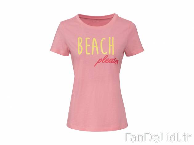 T-shirt , le prix 3.99 € 
- Du S au XL selon modèle.
- Ex. 100 % coton
- 3 ...