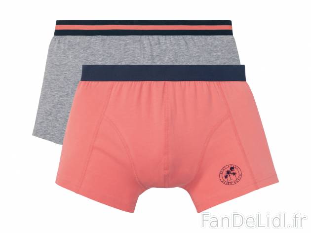 Boxers homme , le prix 4.99 € 
- Du S au XL selon modèle.
- Ex. 95 % coton ...