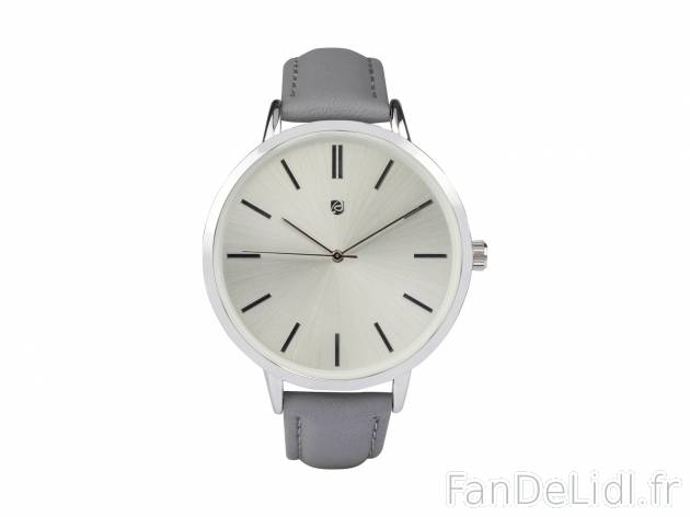 Montre Auriol , le prix 9.99 € 
Au choix : 
- Bracelet en cuir
- Bracelet ...