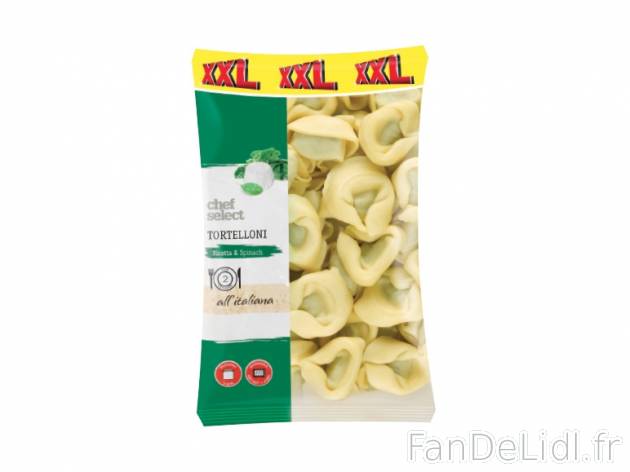 Pâtes , prezzo 1.49 € per 500/750 g au choix, 1 kg = 2,98 € EUR. 
- Au choix ...