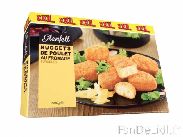 Nuggets de poulet , prezzo 2.69 € per 600/650 g au choix, 1 kg = 4,48 € EUR. ...