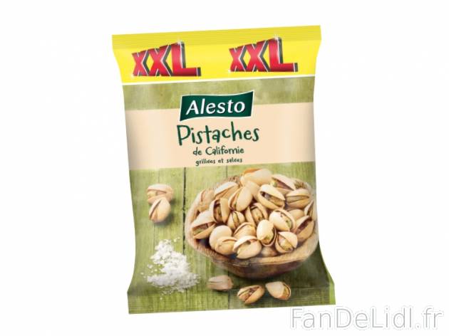 Pistaches de Californie grillées et salées , prezzo 3.99 € per 300 g, 1 kg = ...