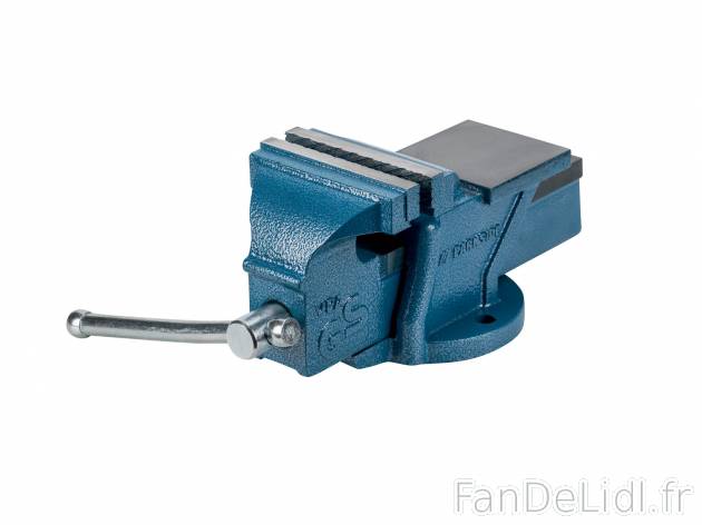 Étau , le prix 19.99 € 
- Env. 5,3 kg
- 2 vis de fixation incluses
- 2 mordaches ...
