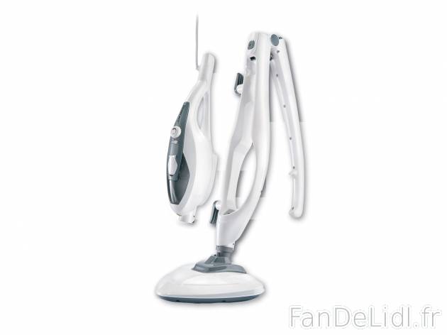 Balai vapeur et nettoyeur vapeur 2 en 1 , le prix 44.99 € 
- 2 en 1 : NETTOYEUR ...