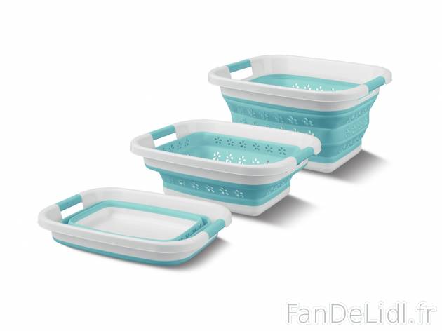 Corbeille à linge pliable , le prix 11.99 € 
- Env. 17 L
- LE + PRODUIT : GAIN ...