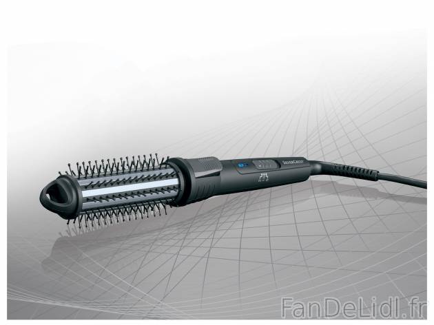 Brosse multifonction , le prix 11.99 € 
- POUR LISSER OU BOUCLER VOS CHEVEUX ...