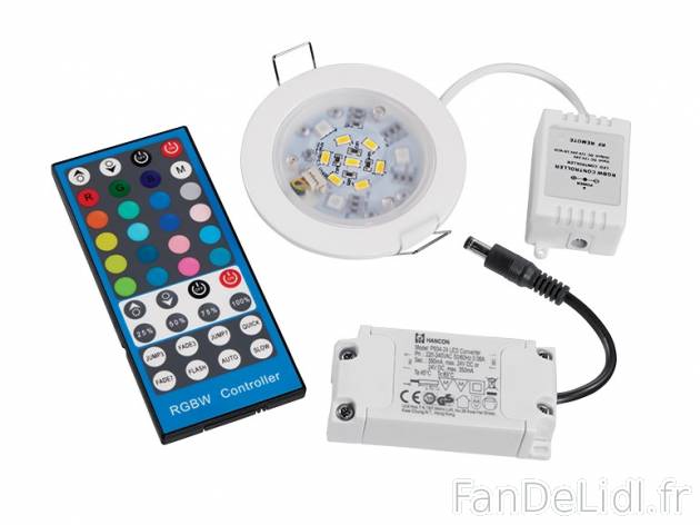 Spot encastrable à LED avec télécommande , prezzo 19.99 € per L&apos;unité ...