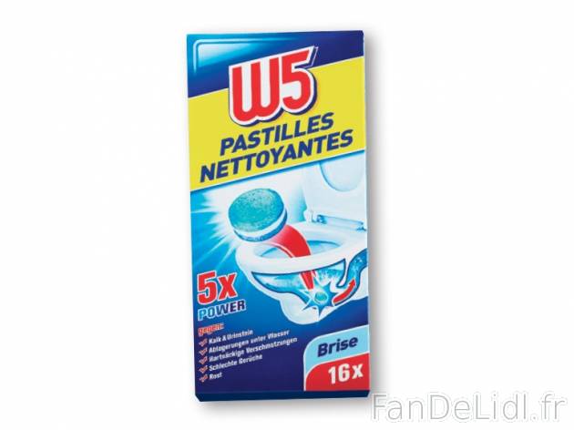 16 pastilles nettoyantes pour WC , prezzo 1.99 € per 400 g au choix, 1 kg = 4,98 ...