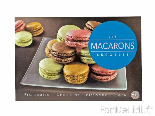12 macarons , prezzo 3.29 € per 120 g, 1 kg = 27,42 € EUR. 
- Assortiment : ...