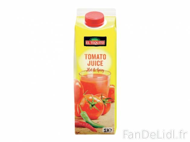Jus de tomate épicé , prezzo 1.29 € per La bouteille de 1 L 
-      Inédit chez Lidl