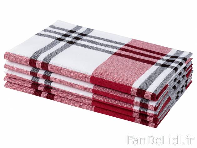 Torchons de cuisine , le prix 5.99 € 
- Env. 50 x 70 cm
- Ex. 55 % lin et 45 ...