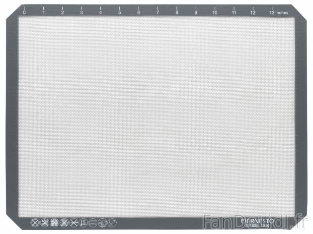Tapis de cuisson en silicone , le prix 5.99 € 
- Lot de 2
- Env. 30 x 40 cm ...