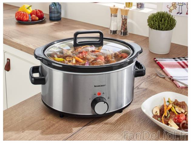 Mijoteuse électrique Silvercrest, le prix 27.99 € 
- 320 W
- Env. 6 L
- Livret ...