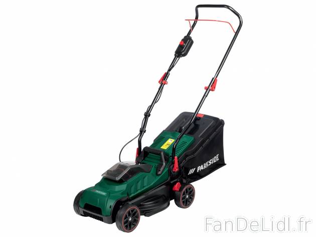 Tondeuse SANS FIL Parkside, le prix 129.00 € 
- Réglage centralisé de la hauteur ...