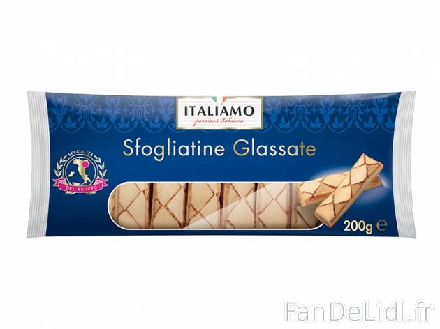 Biscuits feuilletés avec glaçage à l&apos;abricot , prezzo 0.79 € per 200 ...