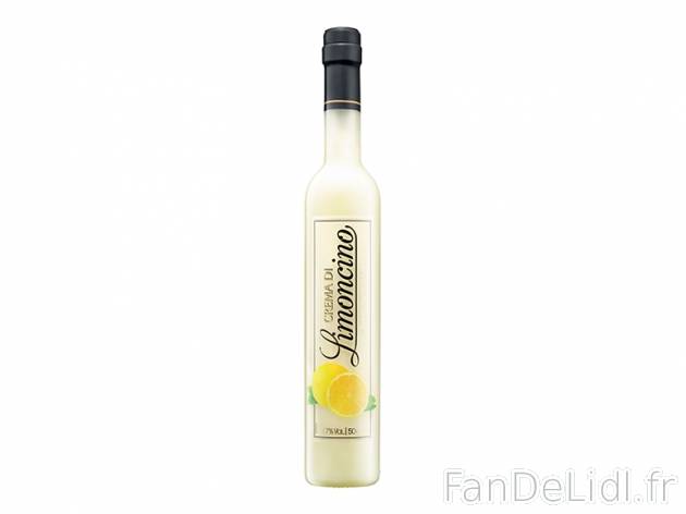 Crème de citron , prezzo 5.29 € per 50 cl, 1 L = 10,58 € EUR. 
- A la crème ...