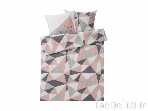 Parure de lit double face en coton , le prix 15.99 € 
- Ex. 100 % coton
- Taille ...