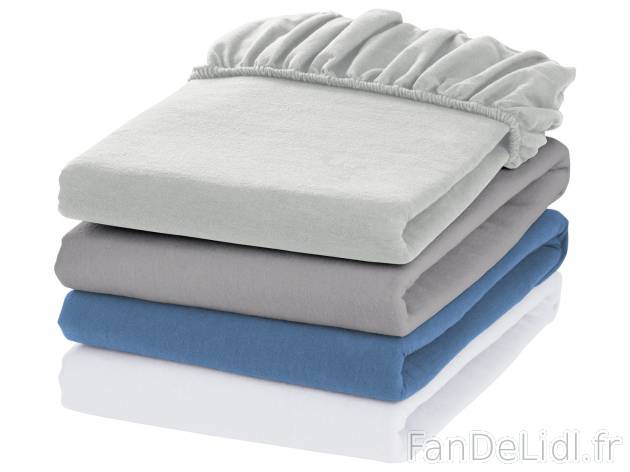 Drap-housse en jersey , le prix 4.49 € 
- Ex. 100 % coton
- Taille normale : ...
