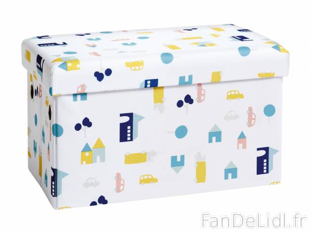 Banc-coffre , le prix 9.49 € 
- Env. 50 x 30 x 30 cm (l x h x p)
- Env. 33 L
- ...
