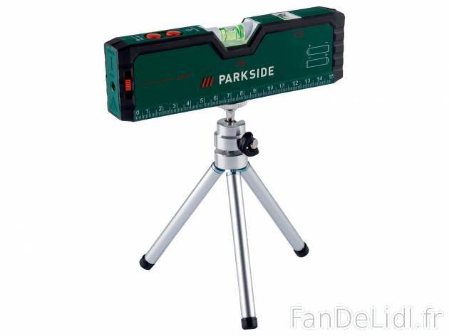 Niveau à bulle laser Parkside , le prix 8.99 € 
- Pour aligner vos objets
- ...