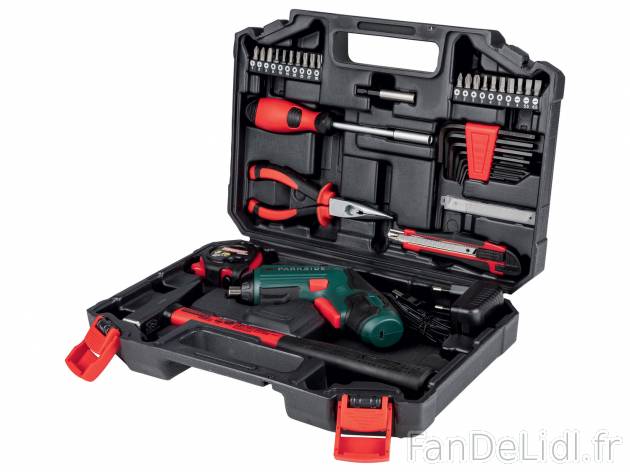 Visseuse et outillage dans une mallette Powerfix Profi, le prix 34.99 € 
- Set ...