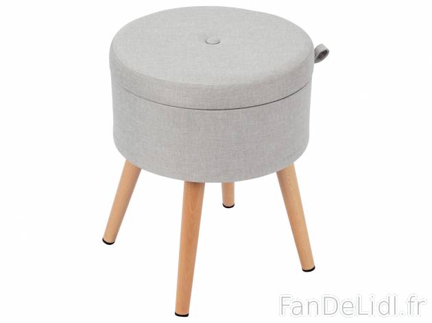 Tabouret avec rangement , le prix 19.99 &#8364; 
- 110 kg max.
- Espace de rangement ...