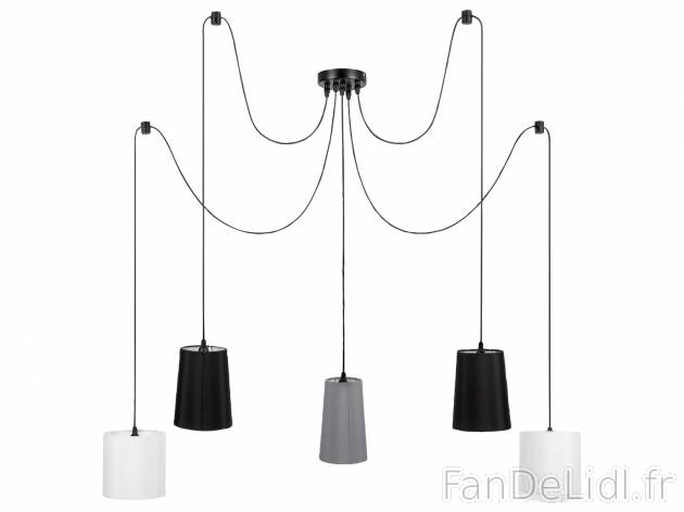 Suspension à LED , le prix 39.99 € 
Au choix :
- Suspension 5 flammes avec ...
