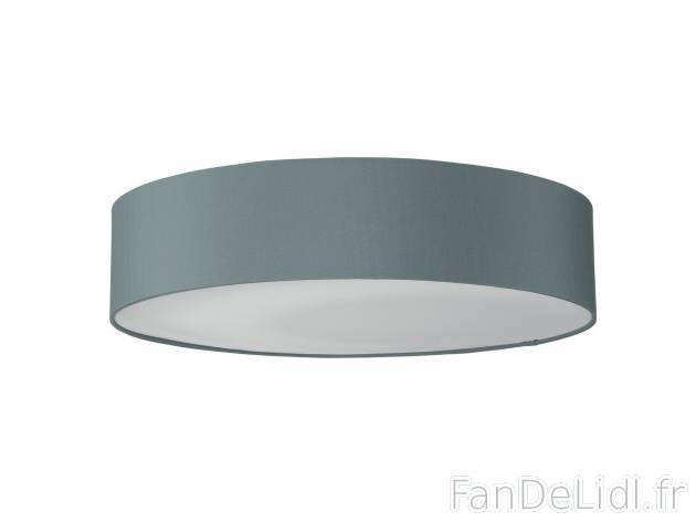 Plafonnier à LED , le prix 29.99 € 
- Env. 48 x 13 cm (Ø x h)
- Abat-jour ...