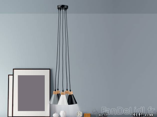 Suspension à LED avec 5 spots , le prix 27.99 € 
- Hauteur totale d’env. 120 ...