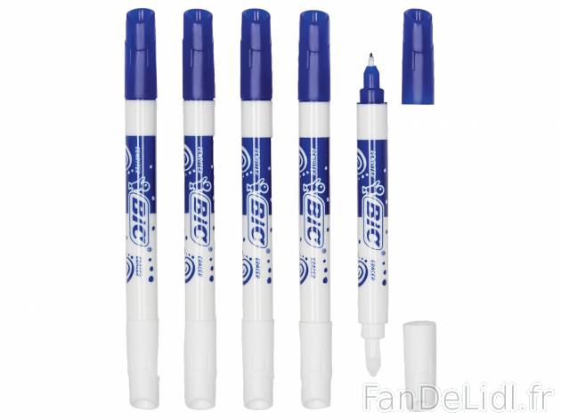 Effaceurs réécriveurs , le prix 1.99 €  
-  Lot de 5