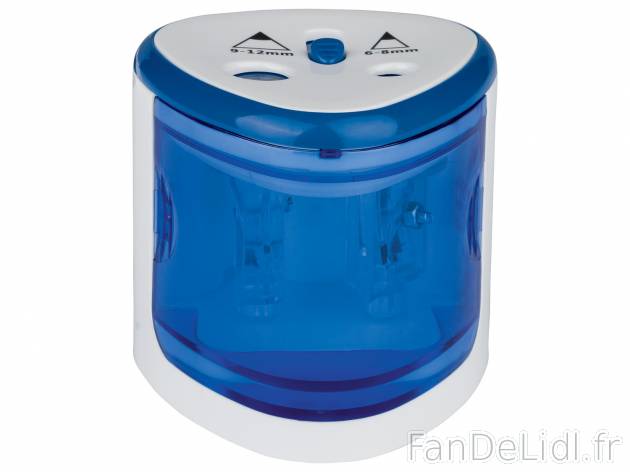 Taille-crayon électrique , le prix 4.99 € 
- Dispositifs de coupe remplaçables
- ...