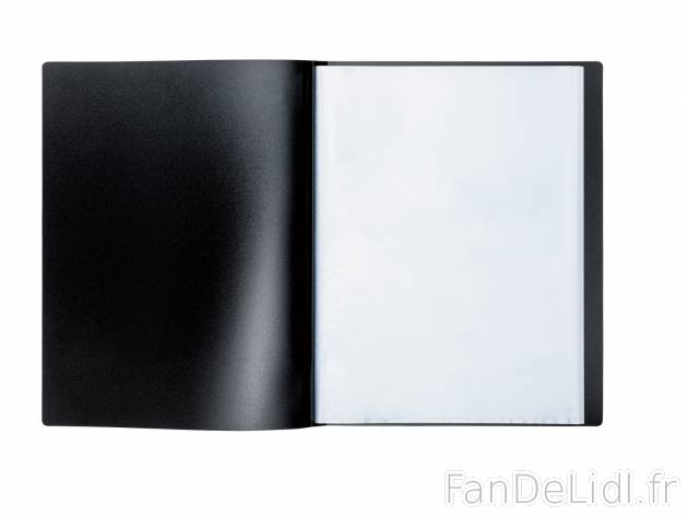Porte-vues A4 , le prix 0.99 &#8364; 
- 30 pochettes plastifi&eacute;es
- ...