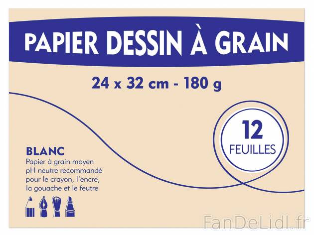 Papier à dessin, papier calque ou papier millimétré , le prix 0.99 &#8364;