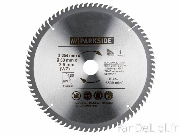 Lame de scie circulaire , le prix 7.99 € 
Au choix : 
- 48 dents - pour panneaux ...