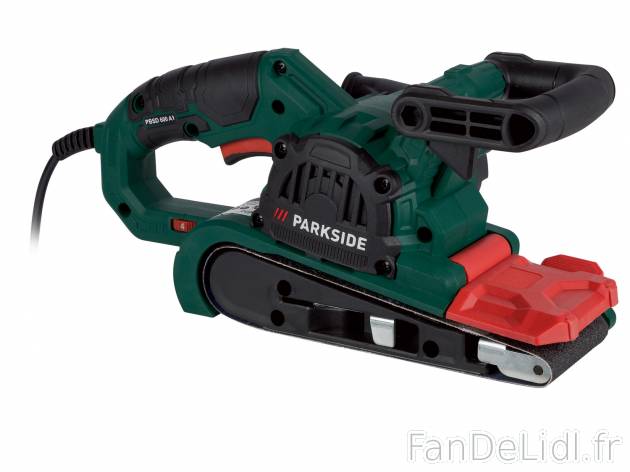Ponceuse à bande Parkside PBSD600A1, le prix 29.99 € 
- 600 W
- Également ...