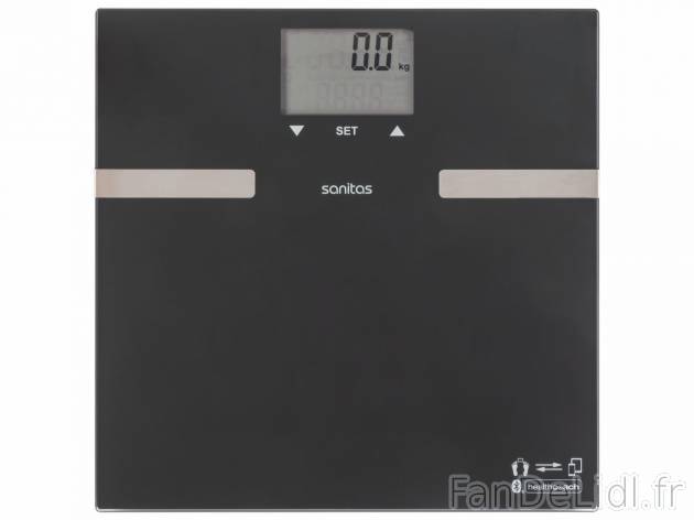 Pèse-personne Bluetooth® , prezzo 21.99 EUR 
Pèse-personne Bluetooth® 
- Plateau ...