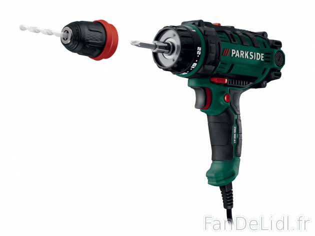 Perceuse-visseuse 2 vitesses Parkside PNS 300 A1, le prix 24.99 € 
- 300 W
- ...